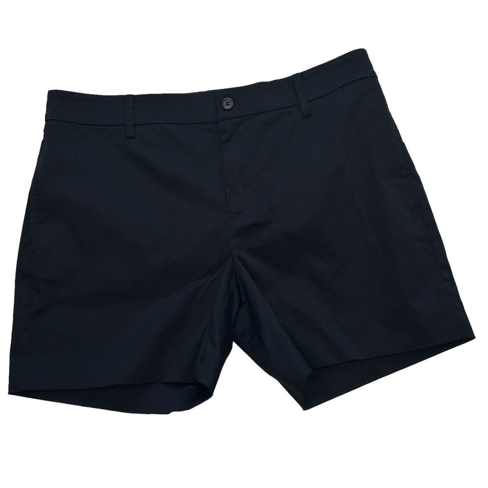 Women's Lauren Ralph Lauren Black Chino‎ Shorts With Pockets Size 6